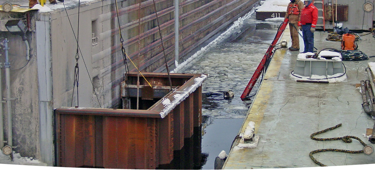 Dam Cofferdam Construction, Installation J.F. Brennan