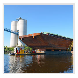Dry Dock Vessel Repairs on Upper Mississippi by Brennan Marine