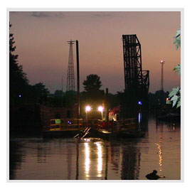 Environmental dredging equipment used by Brennan Marine Professionals