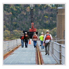 dam repairs, safety, marine construction