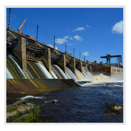 Hydro dam repair, hydroelectric dam construction, tainter gate repairs