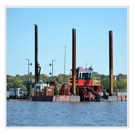 dredging, river dredging, hydraulic dredging, portable dredging