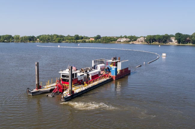 Fountain Lake Hydraulic Dredging