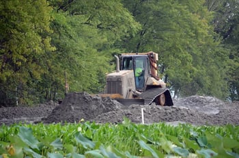 After impacted sediment is removed, the wetland is rebuilt with clean materials.