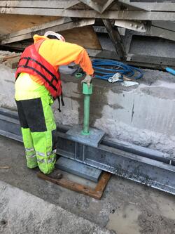 Post-tensioned rock and soil anchors provide an optimal solution  for dam stabilization.