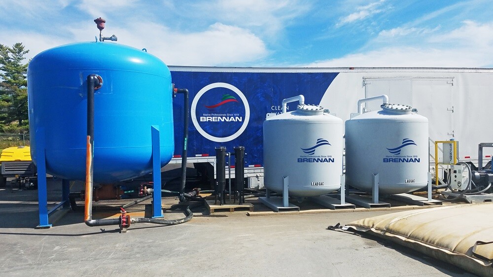 Brennan Water Treatment Tanks Onsite