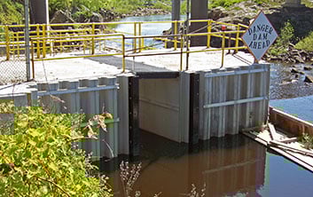 dam construction, dam repairs, leave in place formwork, concrete placement, preplaced aggregate concrete, vinyl sheet piling, hydroelectric dams