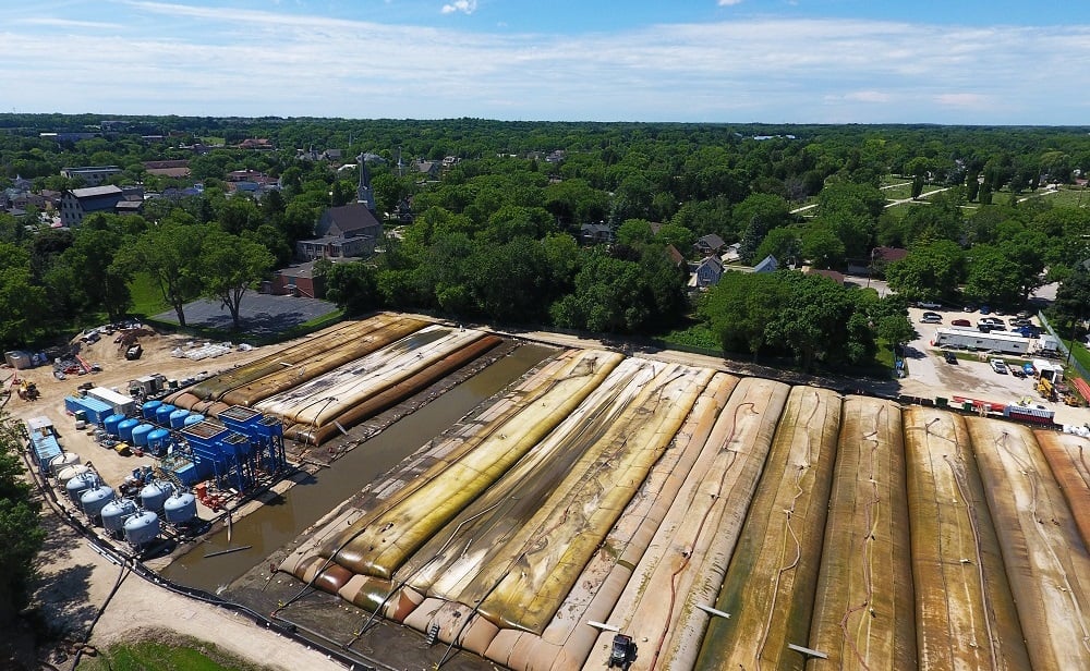 IAI Drone Image Geotextiles Water Treatment