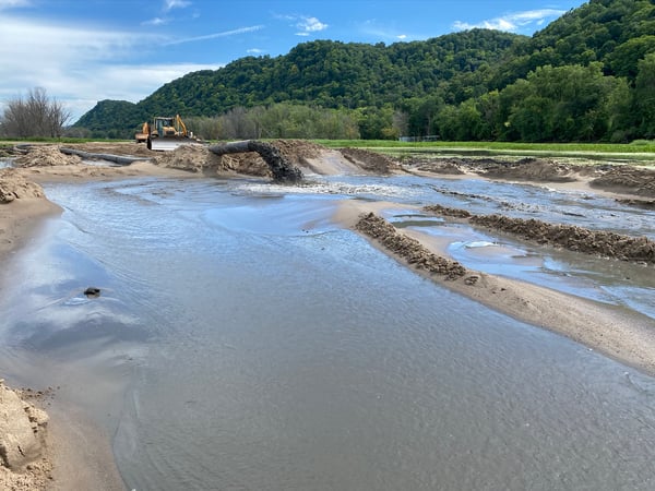 Brennan Lansing, IA Critical Velocity Dredged Sediment CDF