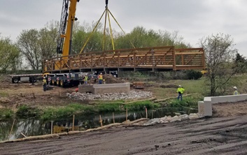 bridge construction, bridge replacement, bridge repairs, pedestrian bridge construction, pedestrian bridge replacement