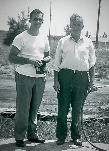 Mid 1950s Roger Binsfeld and Jim Brennan