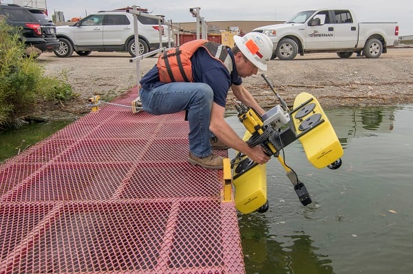 Brennan ROV equipment for dam inspections