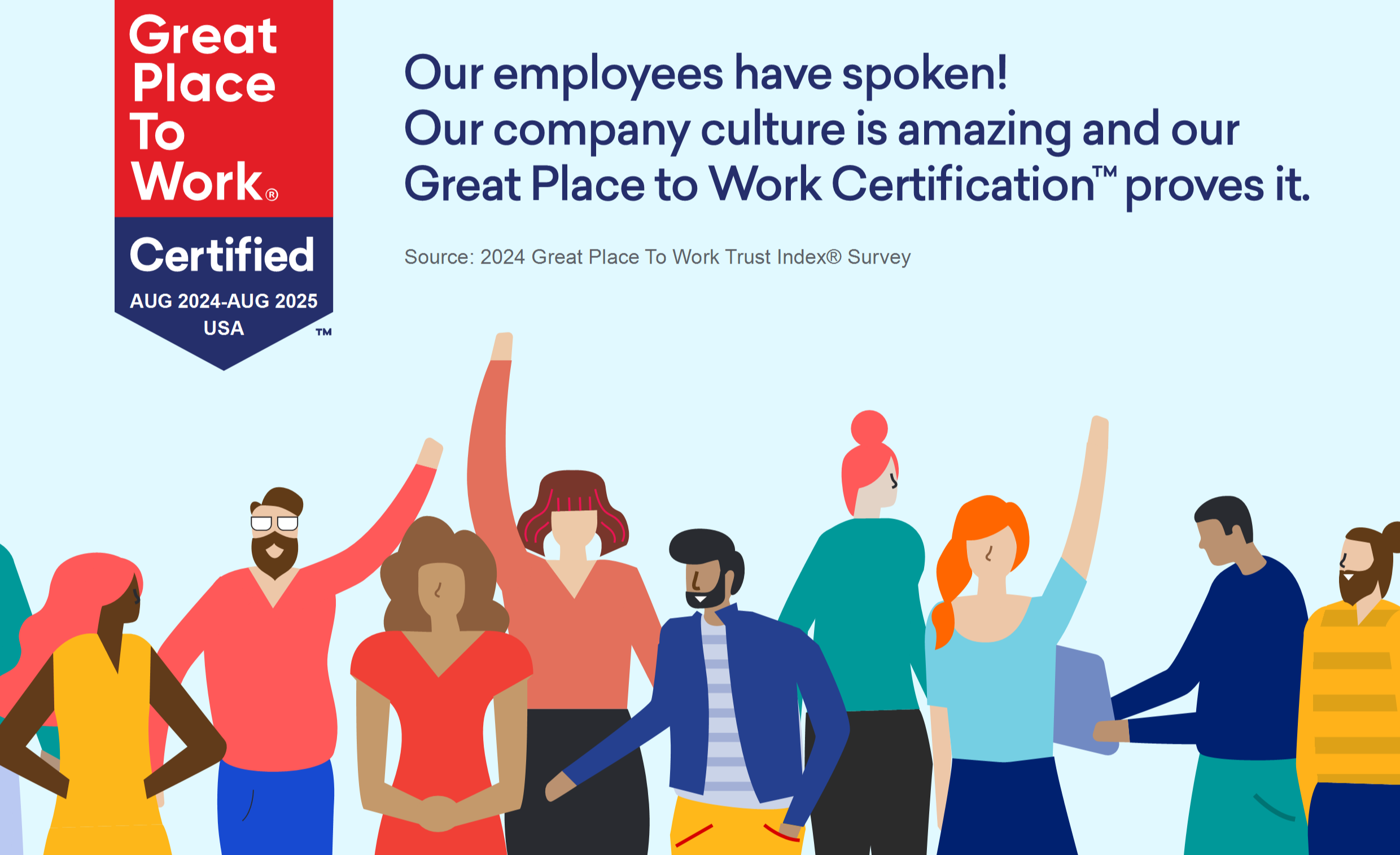 Great place to work banner Brennan