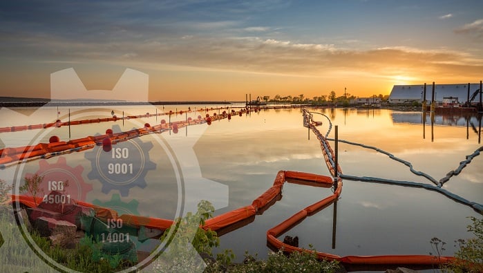 J.F. Brennan constructs a cellular cofferdam for a large-scale work area