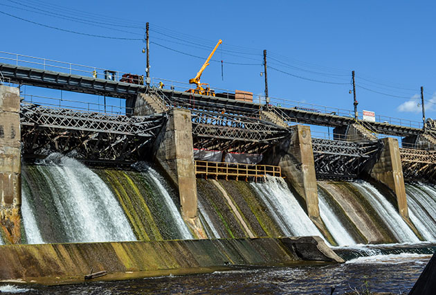 dam repairs, hydroelectric dams, gate repairs, tainter gates, hydro dam repairs