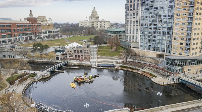 Woonasquatucket River restoration and Providence River dredging project