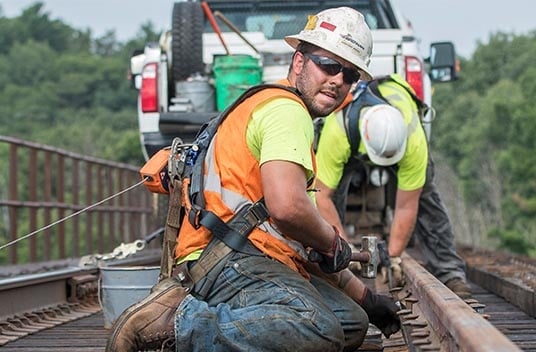 railroad career, railroad construction