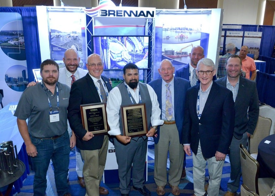 J.F. Brennan Company team photograph at WEDA in Houston, TX.