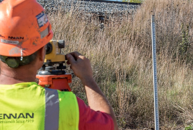 culvert replacement, survey, railroad construction, brennan, railroad repairs