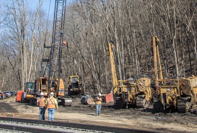 Environmental response, environmental cleanup, environmental restoration, train derailment, railroad environmental response, derailment response